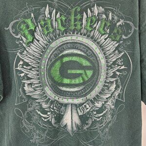Green Bay Packers Shirt Mens XL NFL Football Tee Team Apparel T-Shirt Gothic